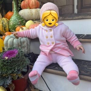 Rock-a-Bye Baby pink knot jacket with pants 2 piece set